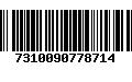 Código de Barras 7310090778714