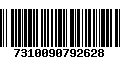 Código de Barras 7310090792628