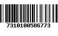 Código de Barras 7310100586773