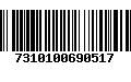 Código de Barras 7310100690517