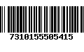 Código de Barras 7310155505415