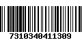 Código de Barras 7310340411309