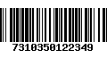 Código de Barras 7310350122349