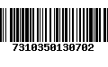 Código de Barras 7310350130702