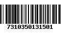 Código de Barras 7310350131501