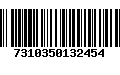 Código de Barras 7310350132454