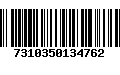 Código de Barras 7310350134762