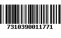 Código de Barras 7310390011771