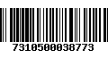 Código de Barras 7310500038773