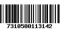 Código de Barras 7310500113142