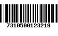 Código de Barras 7310500123219