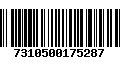 Código de Barras 7310500175287