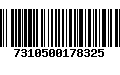 Código de Barras 7310500178325