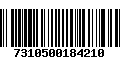 Código de Barras 7310500184210