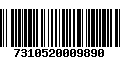 Código de Barras 7310520009890