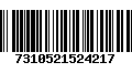 Código de Barras 7310521524217