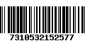 Código de Barras 7310532152577