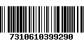 Código de Barras 7310610399290