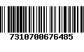 Código de Barras 7310700676485