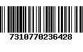 Código de Barras 7310770236428