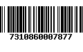 Código de Barras 7310860007877