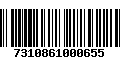 Código de Barras 7310861000655