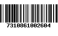 Código de Barras 7310861002604