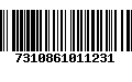 Código de Barras 7310861011231