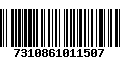 Código de Barras 7310861011507