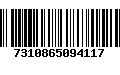 Código de Barras 7310865094117