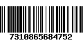 Código de Barras 7310865684752