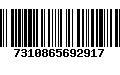 Código de Barras 7310865692917