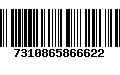 Código de Barras 7310865866622