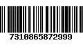 Código de Barras 7310865872999