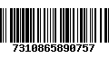 Código de Barras 7310865890757