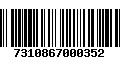 Código de Barras 7310867000352