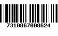 Código de Barras 7310867008624