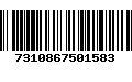 Código de Barras 7310867501583