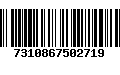 Código de Barras 7310867502719