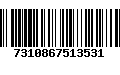 Código de Barras 7310867513531