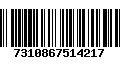 Código de Barras 7310867514217