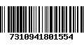 Código de Barras 7310941801554