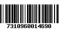 Código de Barras 7310960014690