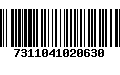 Código de Barras 7311041020630