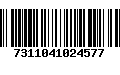 Código de Barras 7311041024577