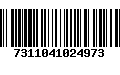 Código de Barras 7311041024973