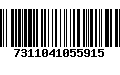 Código de Barras 7311041055915