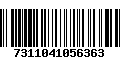 Código de Barras 7311041056363