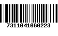 Código de Barras 7311041060223