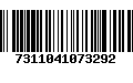 Código de Barras 7311041073292